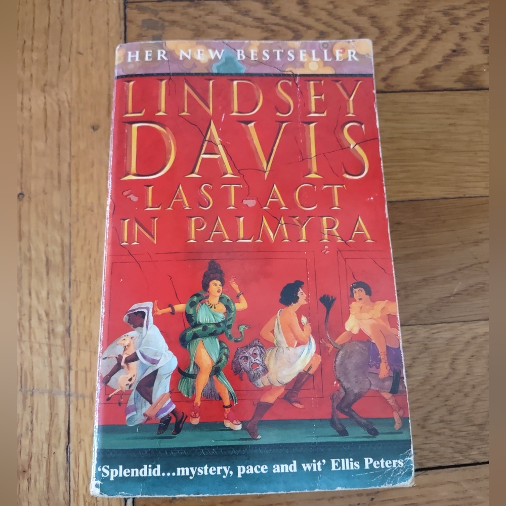 Last Act in Palmyra by Lindsey Davis paperback novel